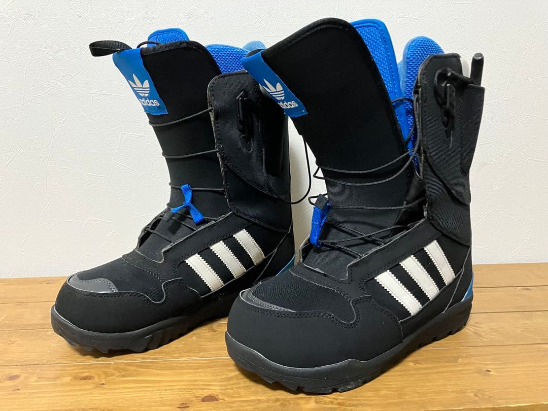 b*6様 美品 adidas スノーボードブーツ ZX500 27cm 黒/青
