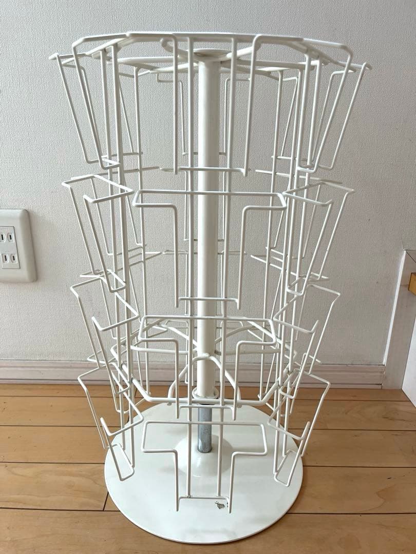 ポストカード卓上回転ラック