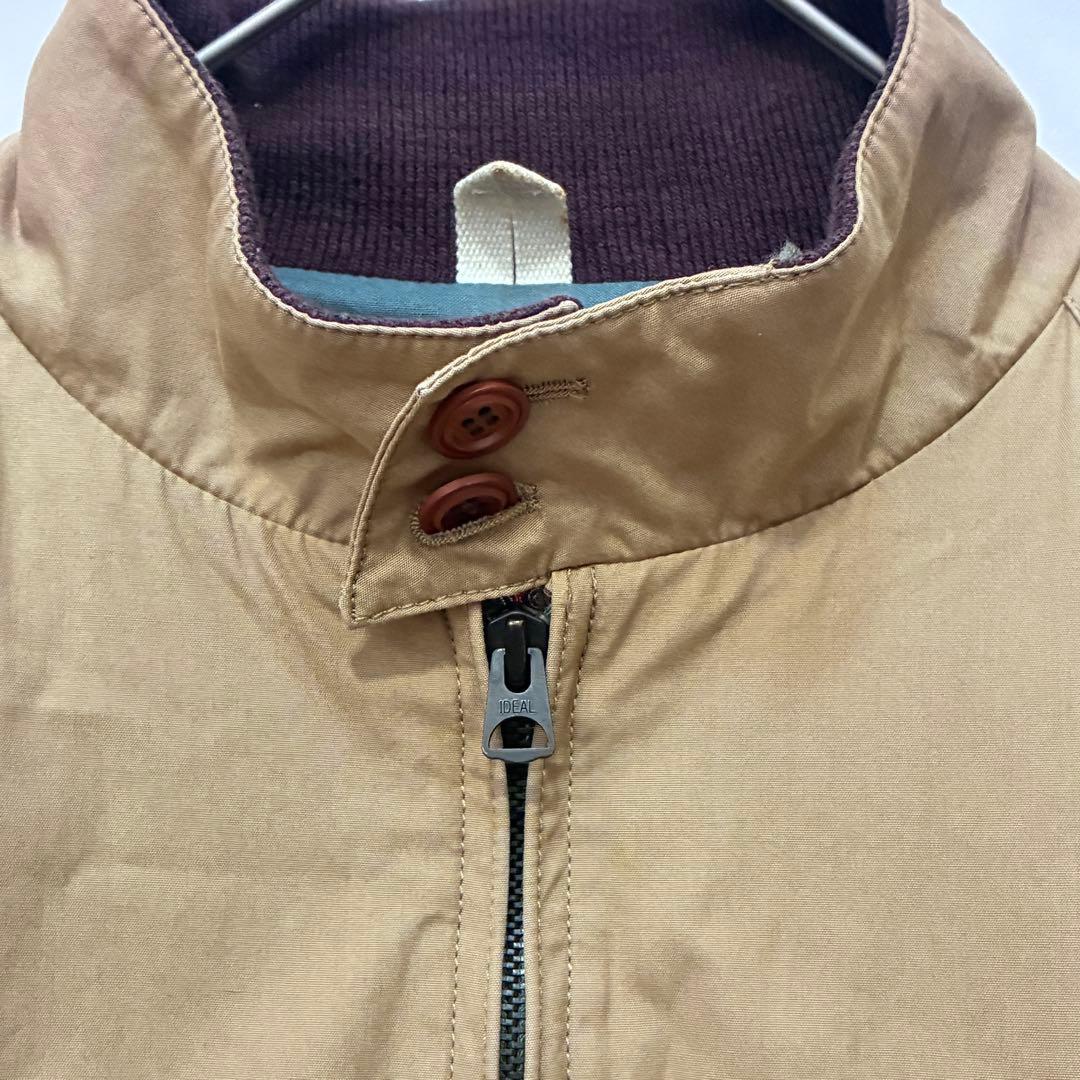 【バラクータ】 ハリントンジャケット スイングトップ 綿　ベージュ　40