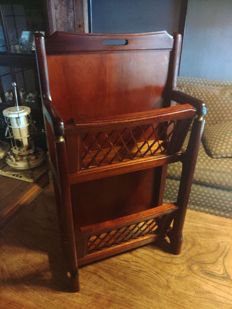 希少　koizumi ウッドラック　格子　コイズミ　アンティーク　ヴィンテージ