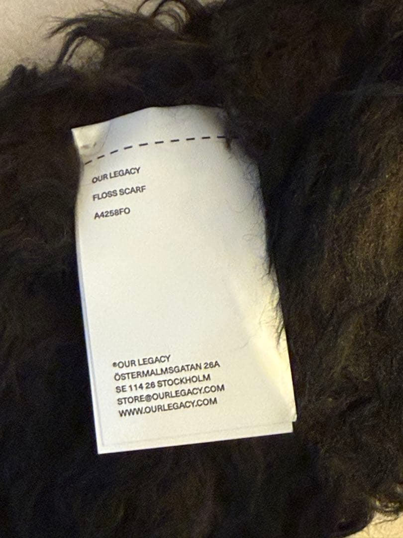 小物 OUR LEGACY Floss Scarf