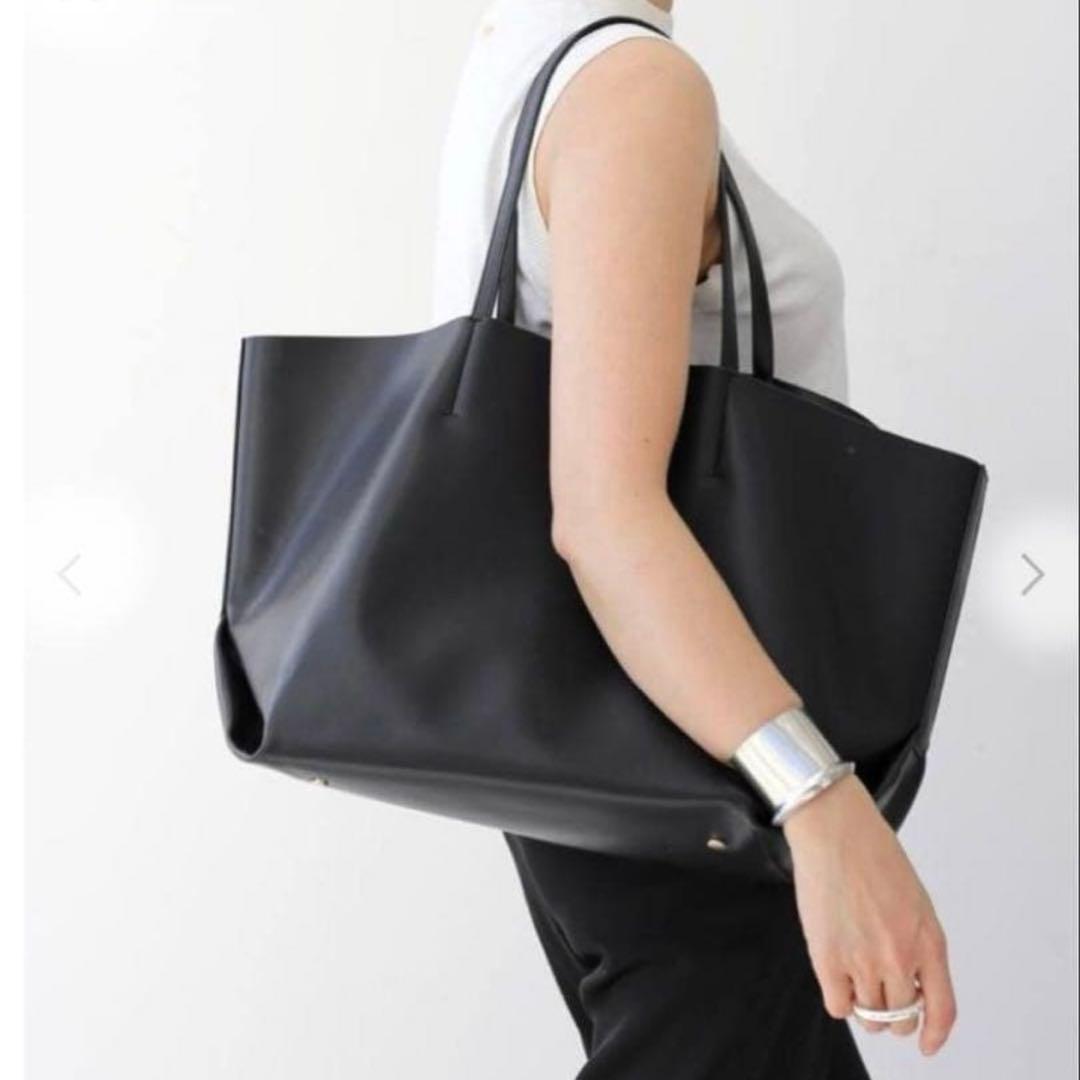【未使用】&MyuQ アンドミューク　TOTE BAG トート　ブラックA4