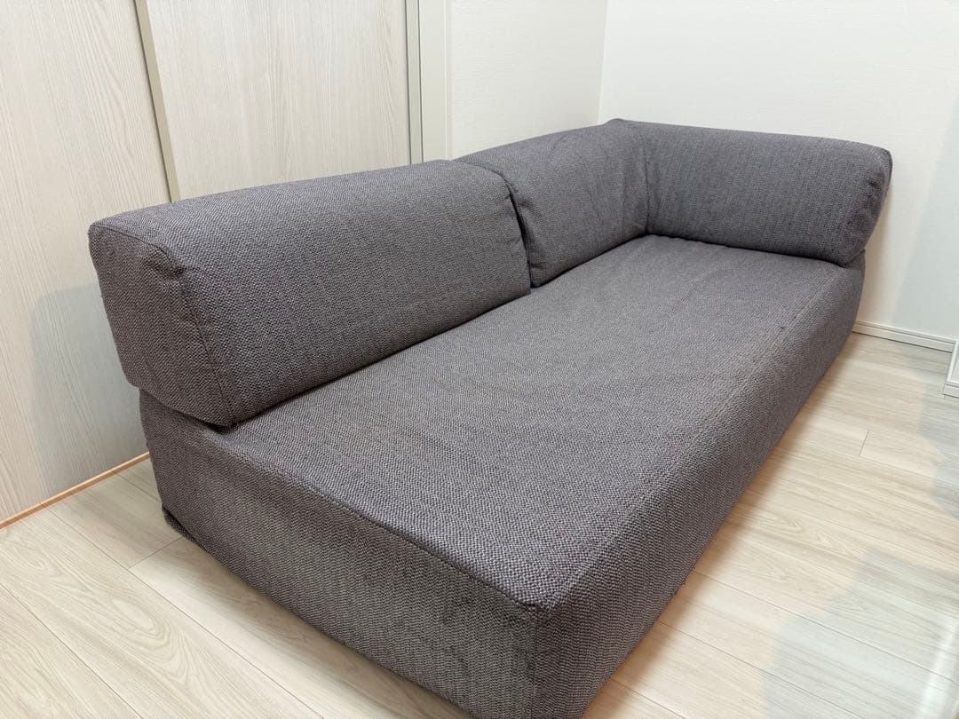 DREAM BED - FUSION グレー L字型ソファ ソファベッド