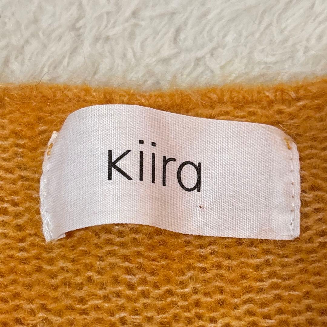 KiiRA キーラ バルーンスリーブ モヘヤ ミックス ニット セーター