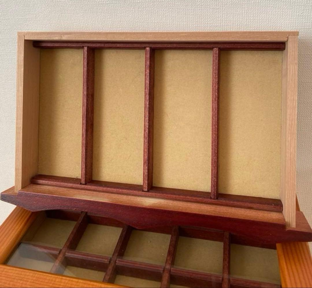 レイジースーザン（LAZY SUSAN）木製アクセサリーボックス