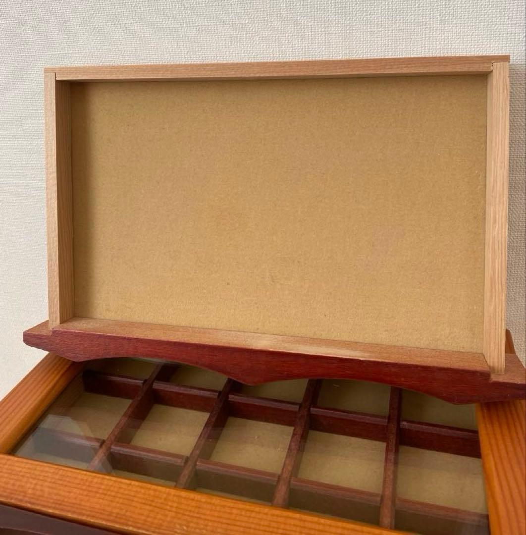 レイジースーザン（LAZY SUSAN）木製アクセサリーボックス