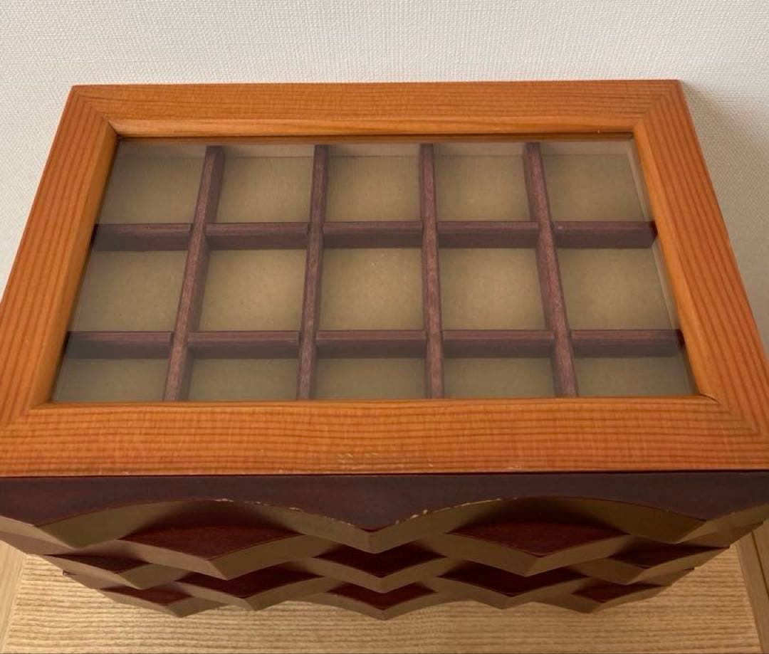 レイジースーザン（LAZY SUSAN）木製アクセサリーボックス