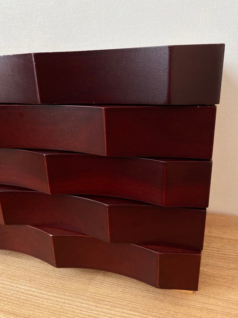 レイジースーザン（LAZY SUSAN）木製アクセサリーボックス