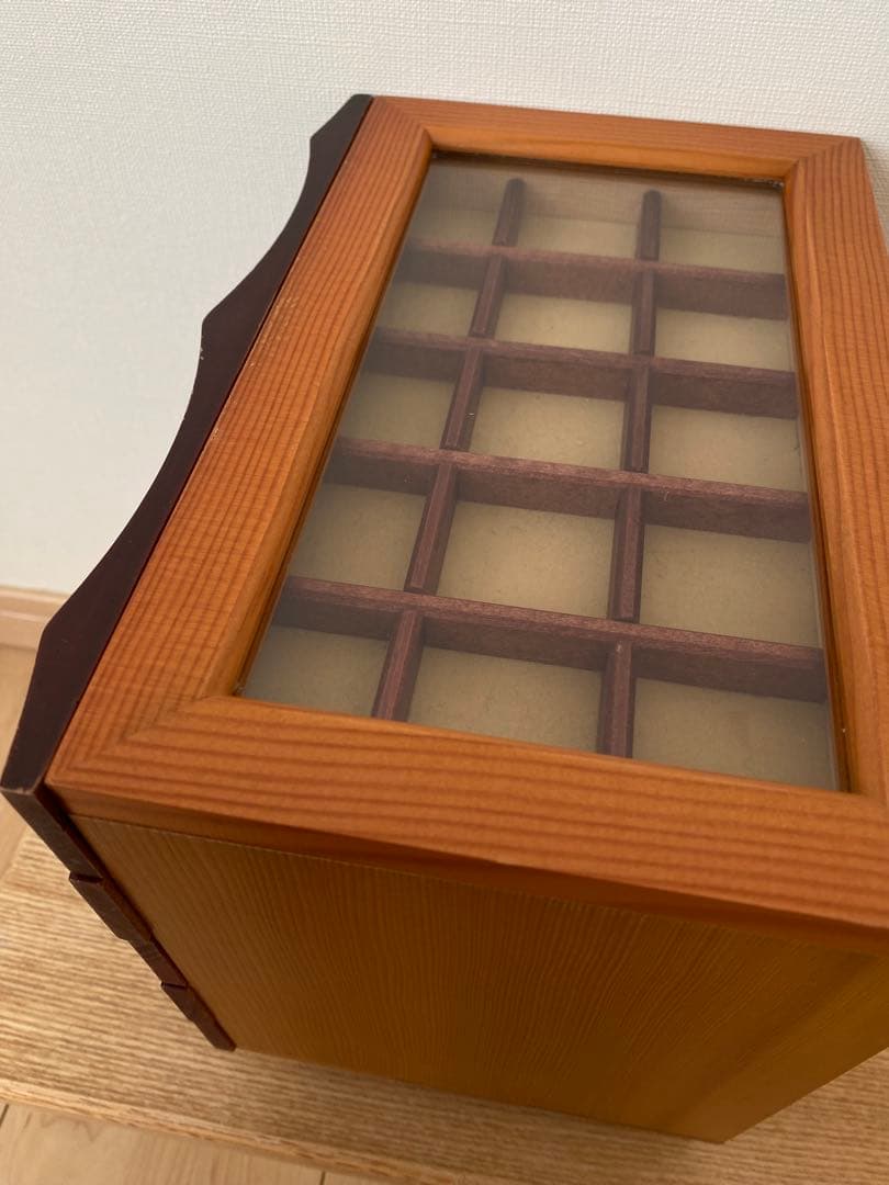 レイジースーザン（LAZY SUSAN）木製アクセサリーボックス