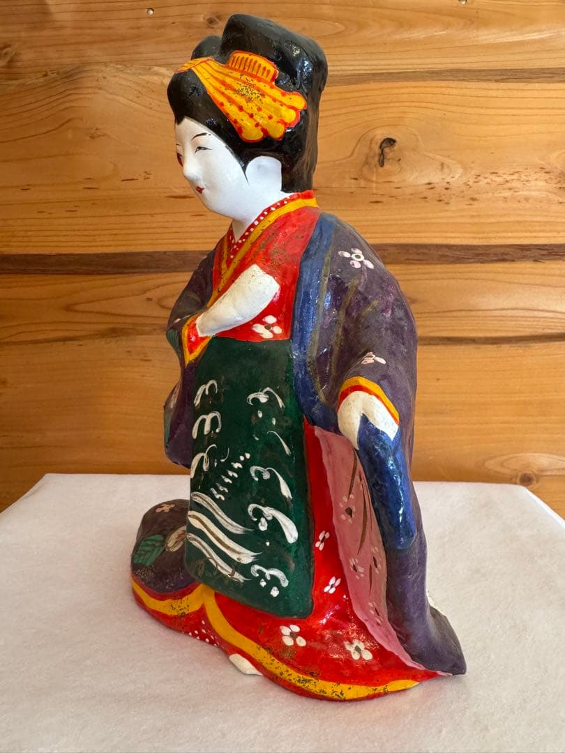 中野土人形 西原家 花魁 立ヶ花人形 郷土玩具 民藝 伝統文化 芸術 長野