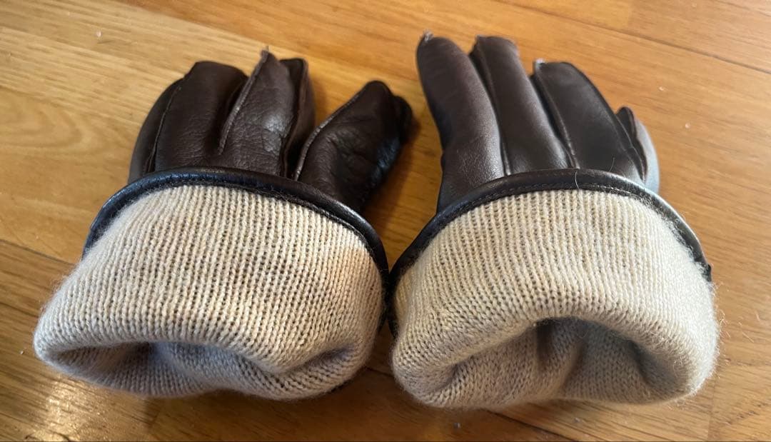 DENTS 重厚 ヘリテージコレクション ヘアシープ 7.5 カシミヤ裏地 茶