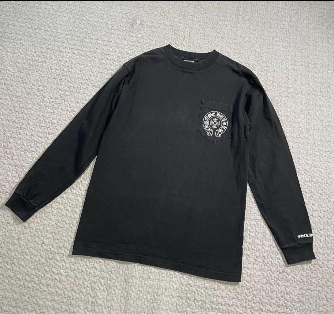 ある様　クロムハーツ ロングスリーブホースシュー ロンT ブラック