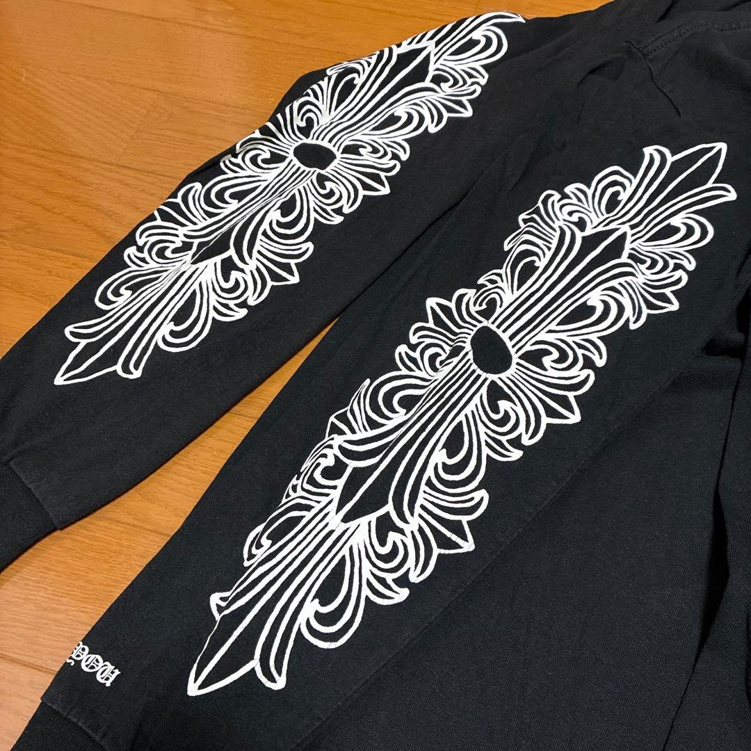 ある様　クロムハーツ ロングスリーブホースシュー ロンT ブラック