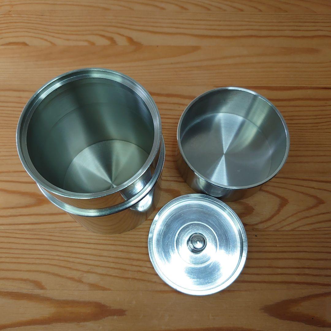 鍛栄工房 純錫茶筒 金属工芸　茶道具　煎茶道具　茶葉入れ　レア　美品