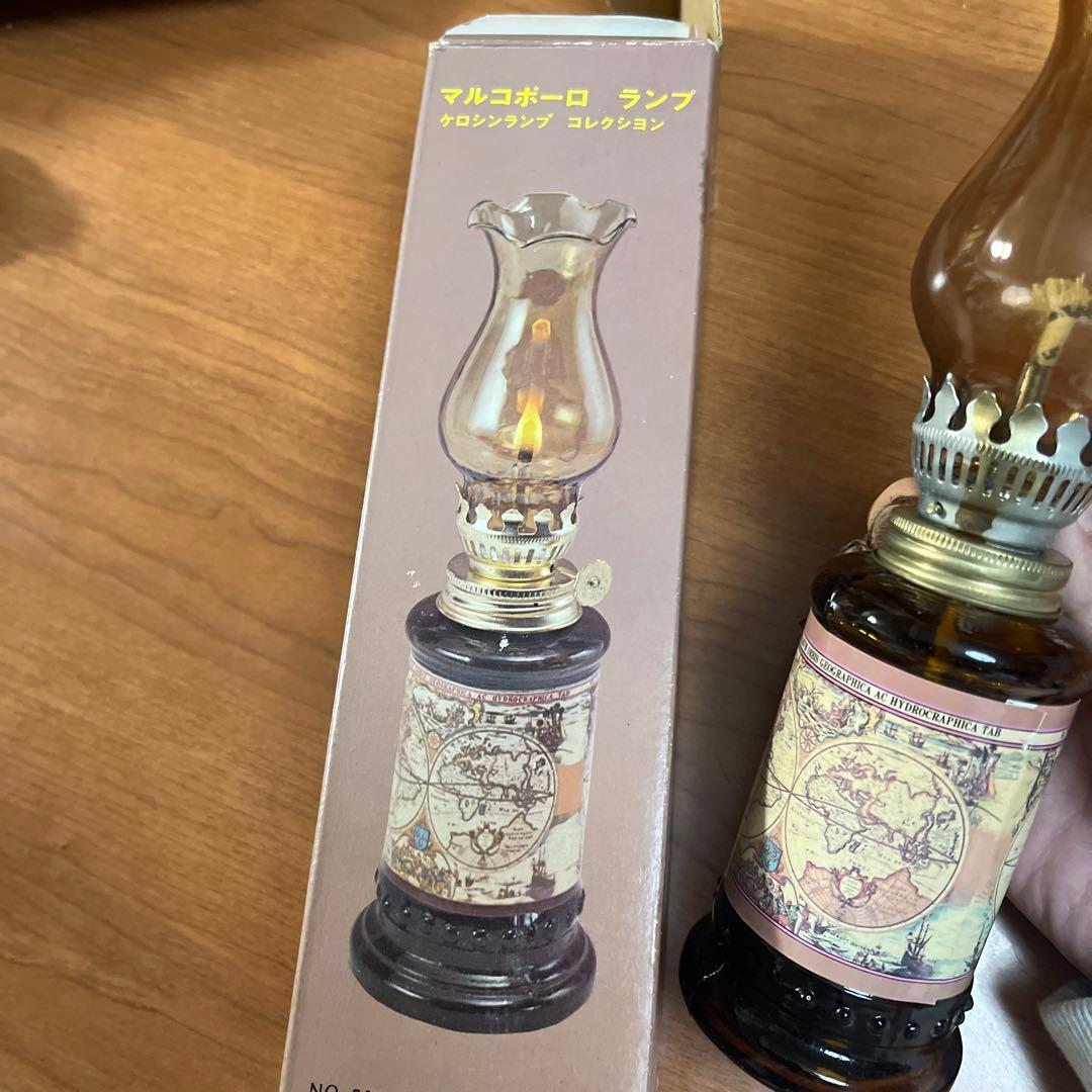 クラシックガラスランプ 元箱付き