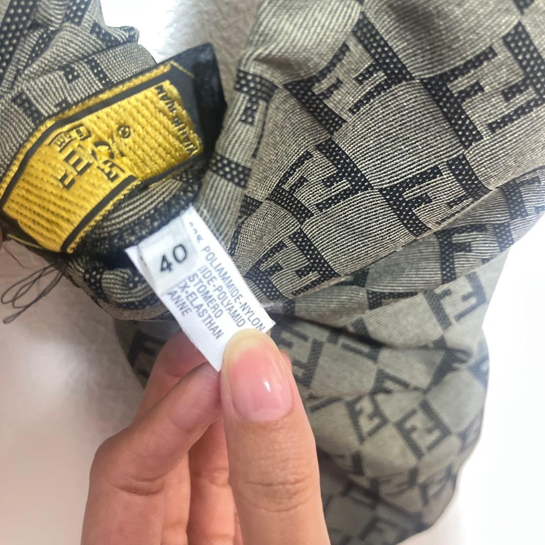 FENDI フェンディ レディース水着 ロゴプリント ワンピース水着