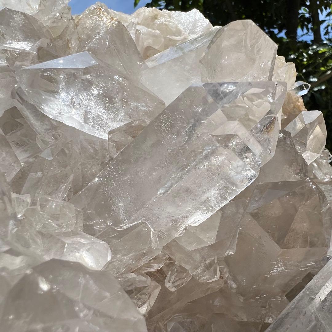 ☆超極大12.66kg！！☆超逸品☆存在際立つ美しい水晶群☆水晶クラスター 原石