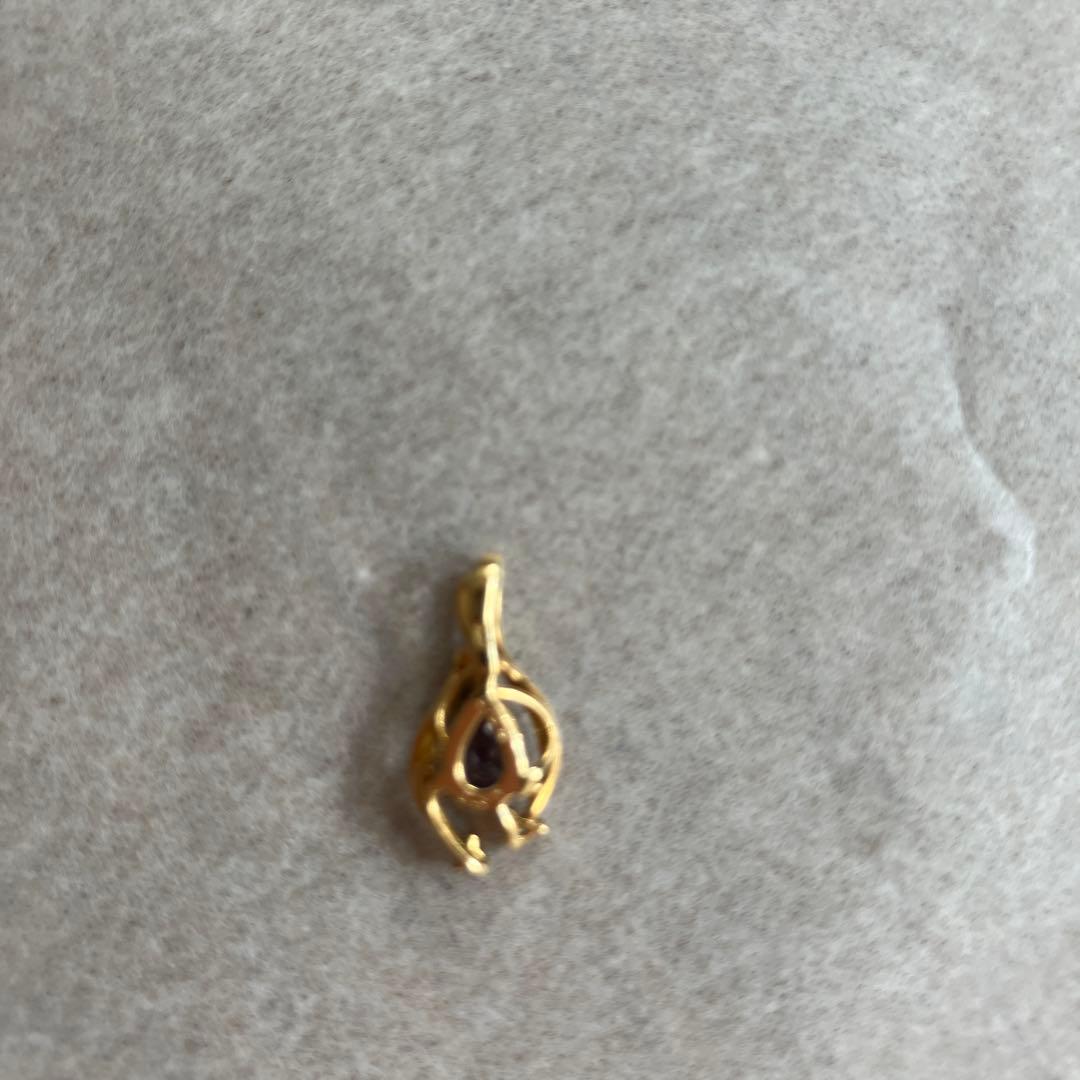 一点物タンザナイト ダイヤモンドネックレス18金 ペンダント先