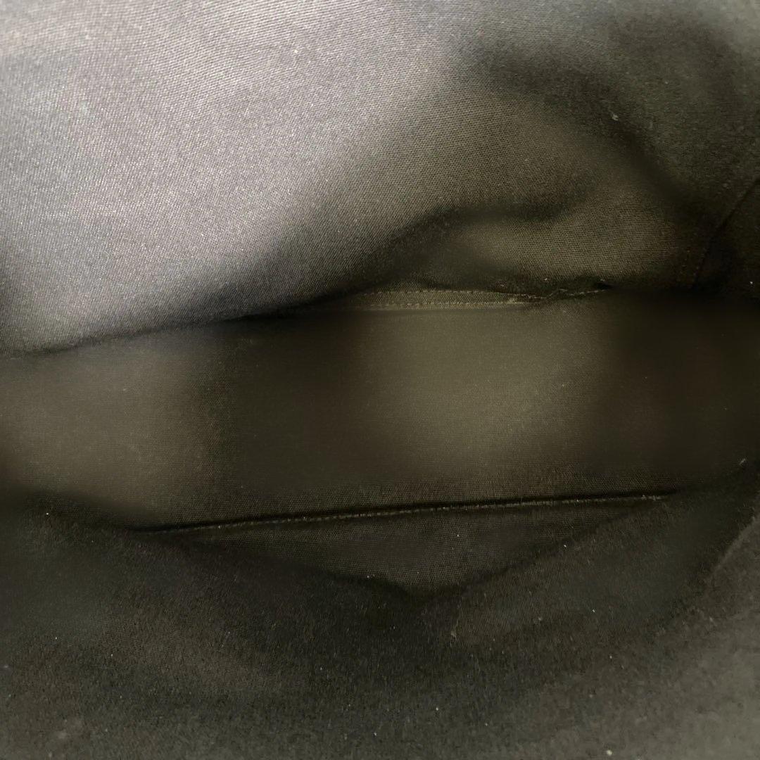 美品　HERMES エルメスフールトゥ MMトートバッグ　コットンキャンパス 黒