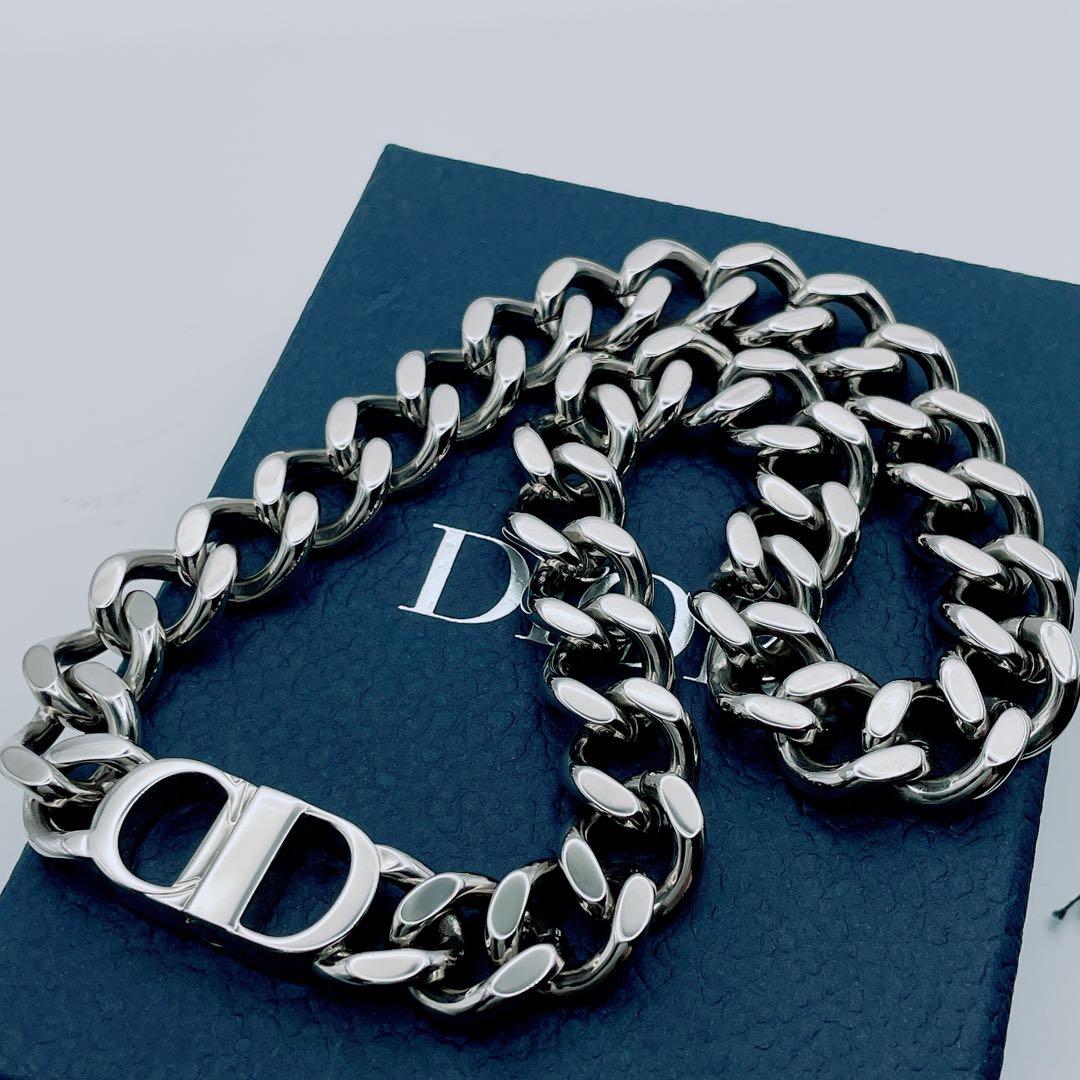 Christian Dior ネックレス 　アイコン　チェーンCD ロゴ　喜平
