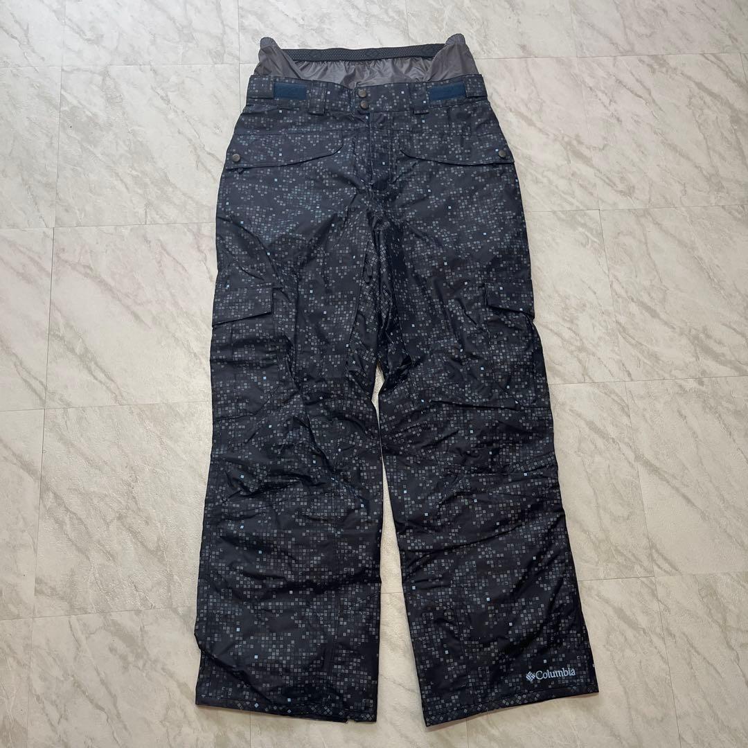 美品 Columbia スキー スノボ ウェア 上下セット　マルチカラー 黒