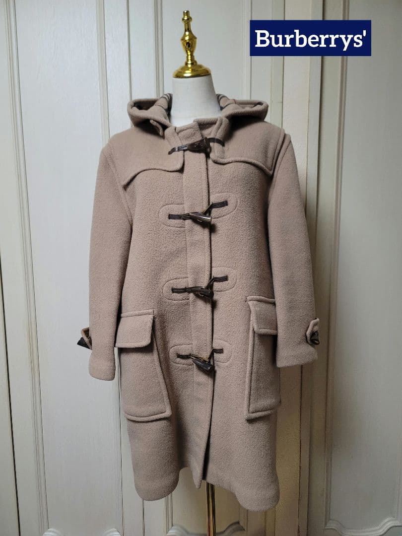 Burberrys' バーバリー キャメル ダッフルコート ウール