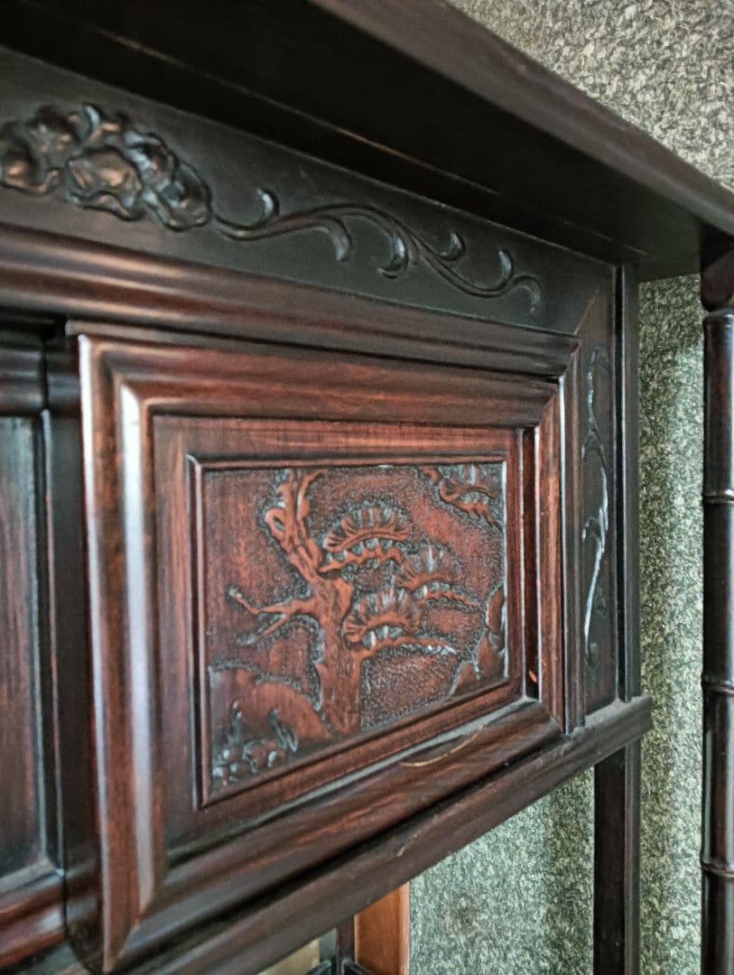 茶棚　茶箪笥　和タンス　アンティーク飾り棚