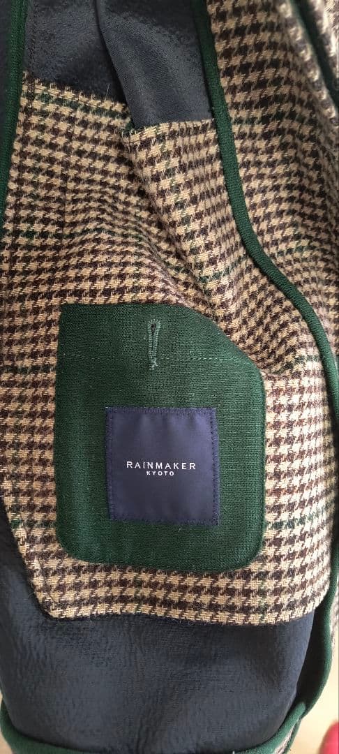 RAINMAKER ハウンドトゥースバルマカーンコート