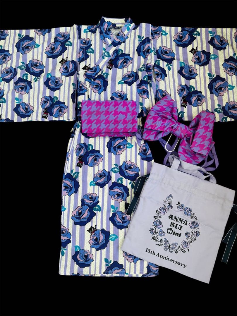 最終値下げ￼[1度着⭐︎限定バック付]アナスイミニ 浴衣 150キッズ