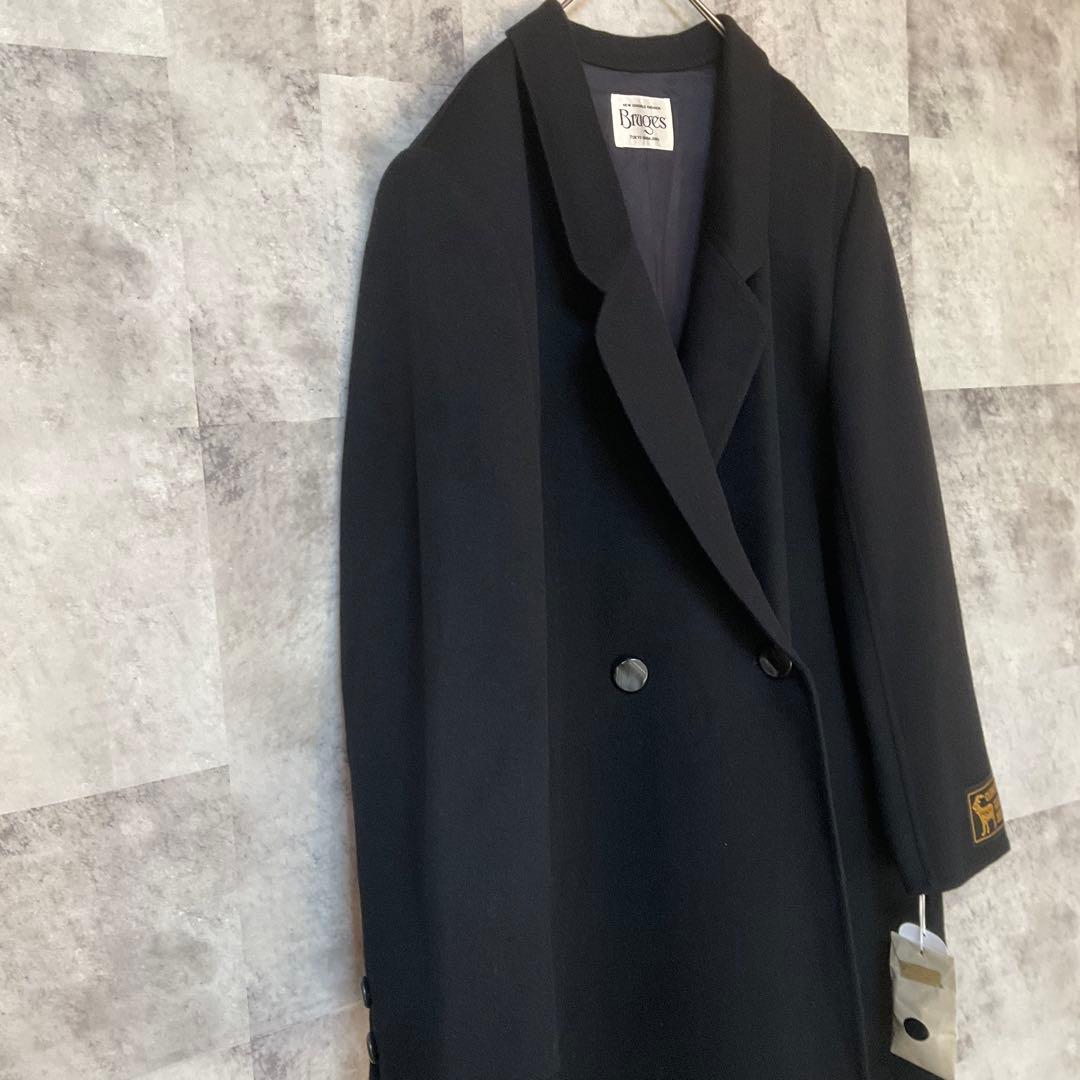 【Bruges】チェスターコート　カシミヤ50%&ラム45%　タグ付き