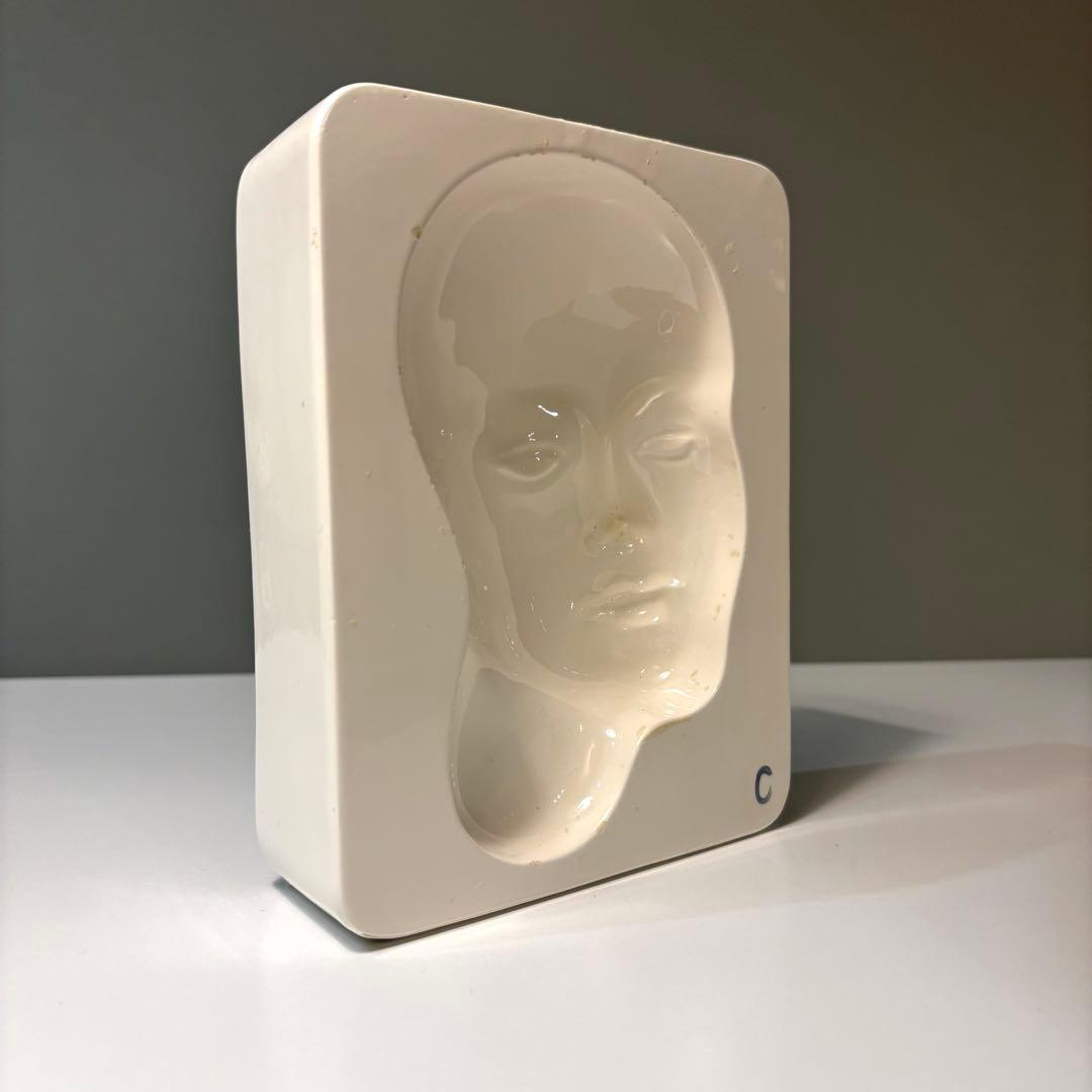 顔型のオブジェ モールド ヴィンテージ アート スペースエイジ