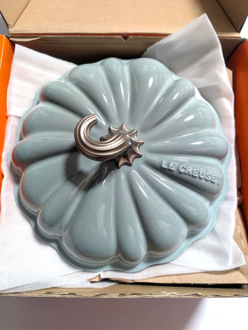 ★新品未使用★ルクルーゼ　パンプキン鍋　24cm Le Creusetシーソルト