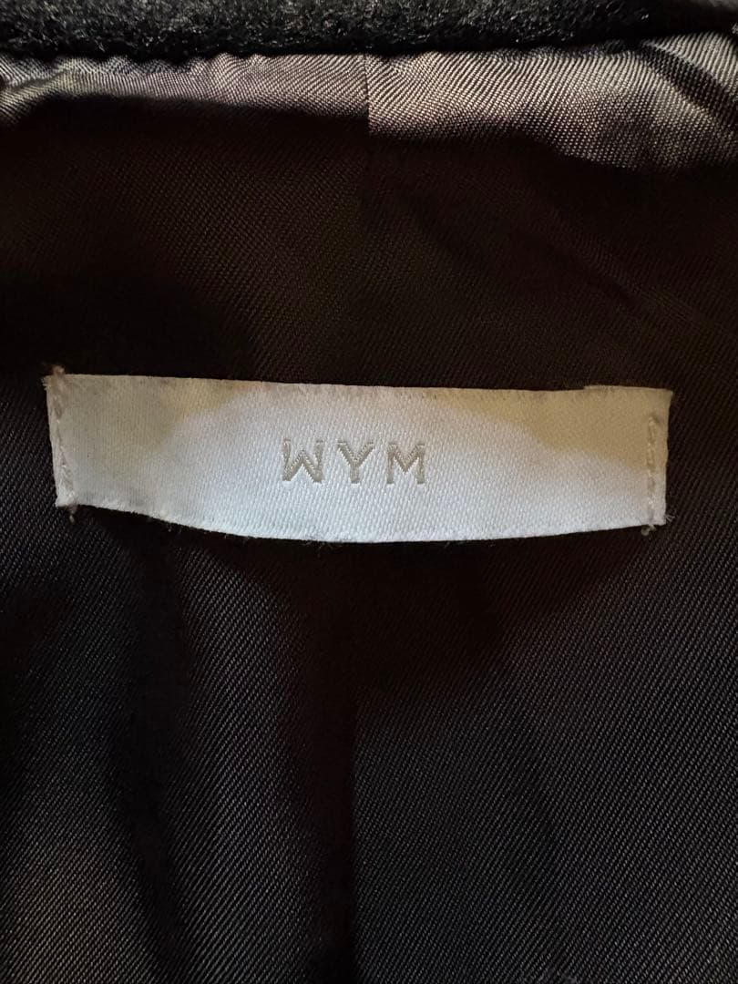 ジャケット・アウター WYMLIDNM WOOLYHERRINGBONE BALMACAAN COAT