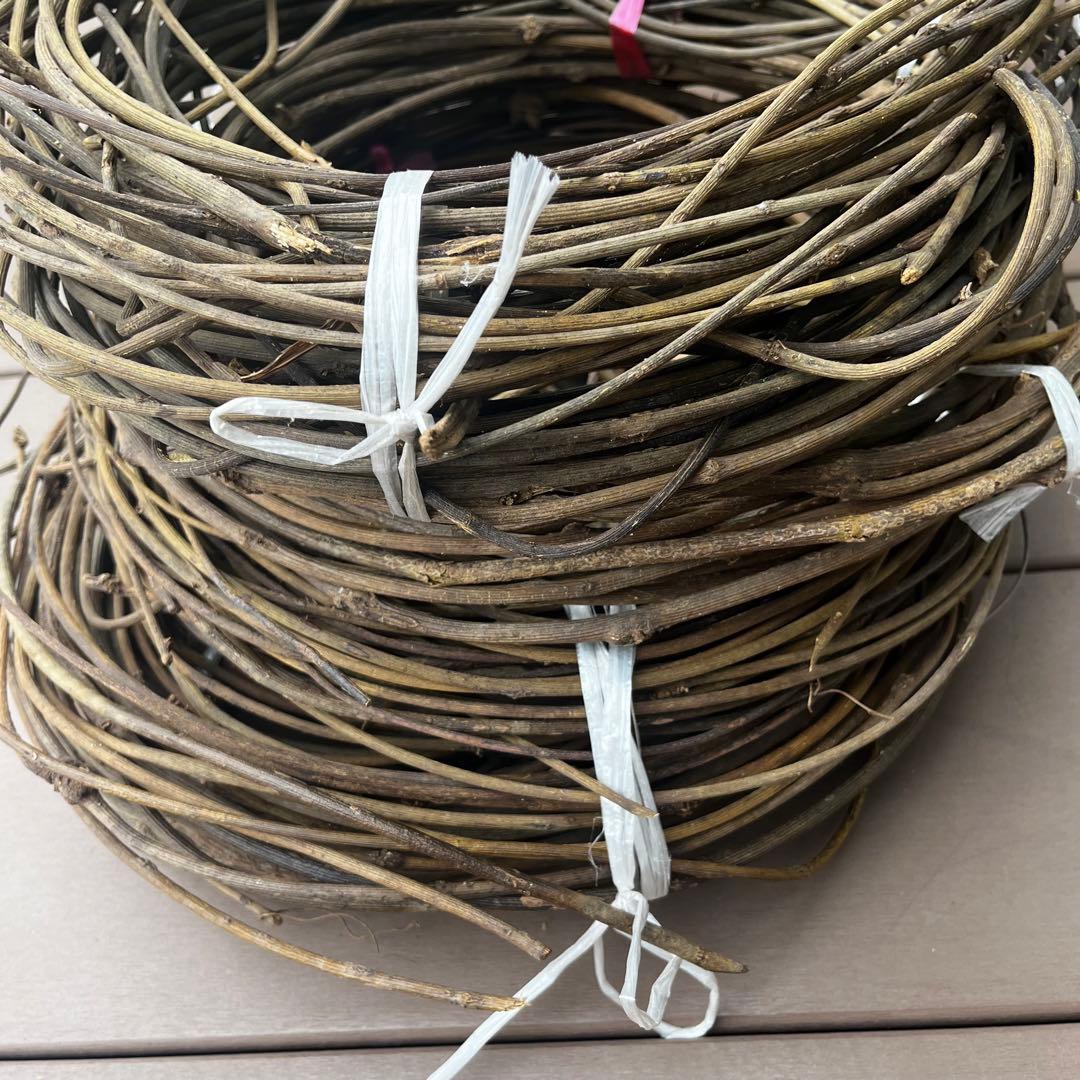 オオツヅラフジ　蔓　つる　ハンドメイド　素材　天然素材　カゴバッグ リース ツル