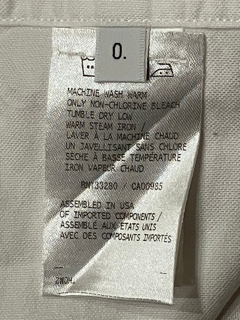 THOM BROWNE トリコロール ボタンダウンシャツ