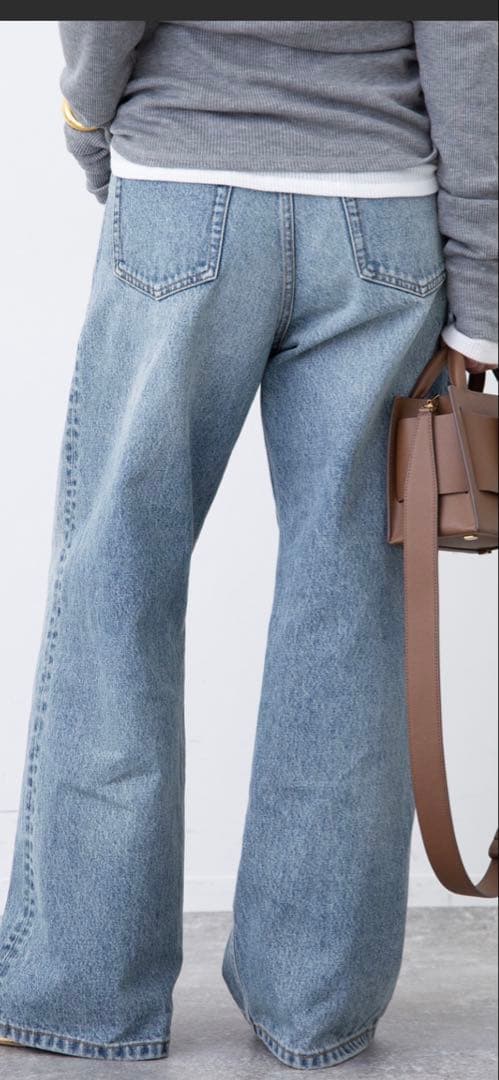 Deuxieme Classe タックバギーデニム 36
