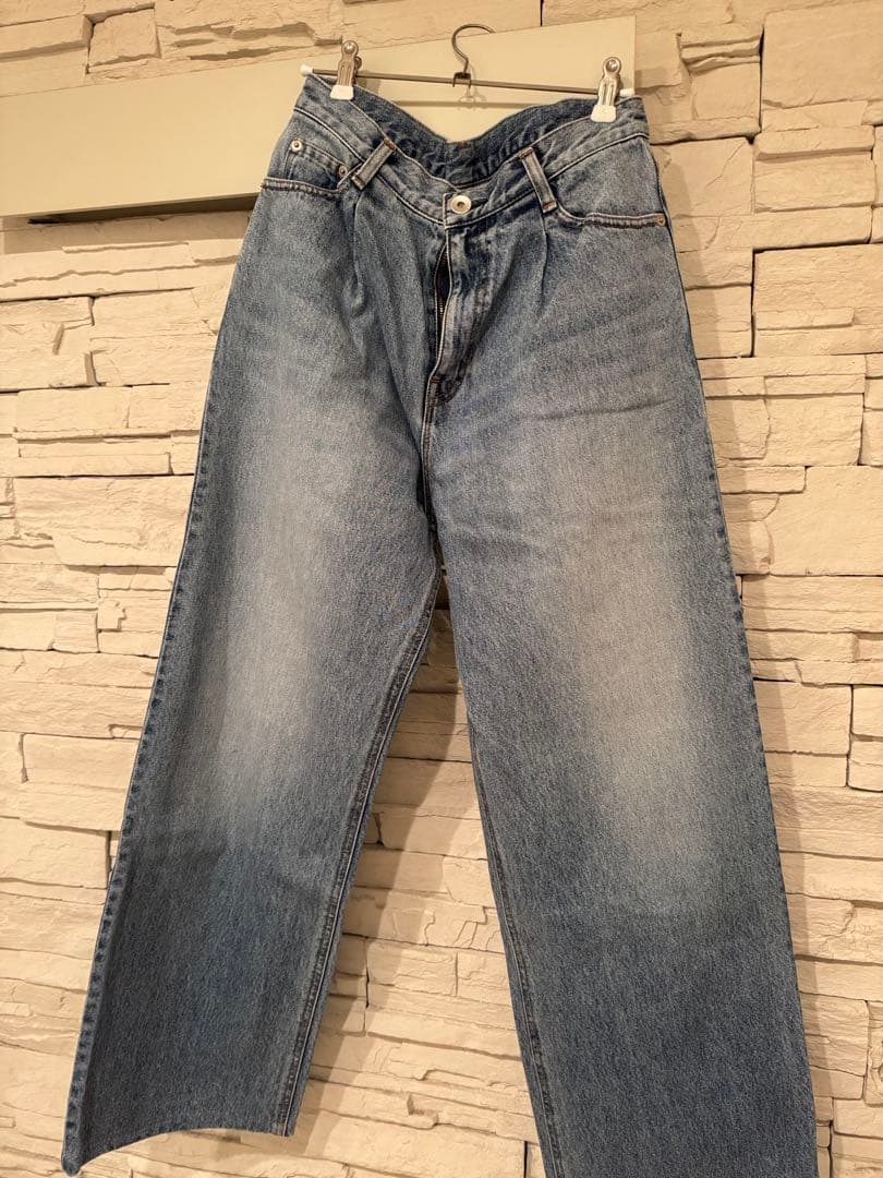 Deuxieme Classe タックバギーデニム 36