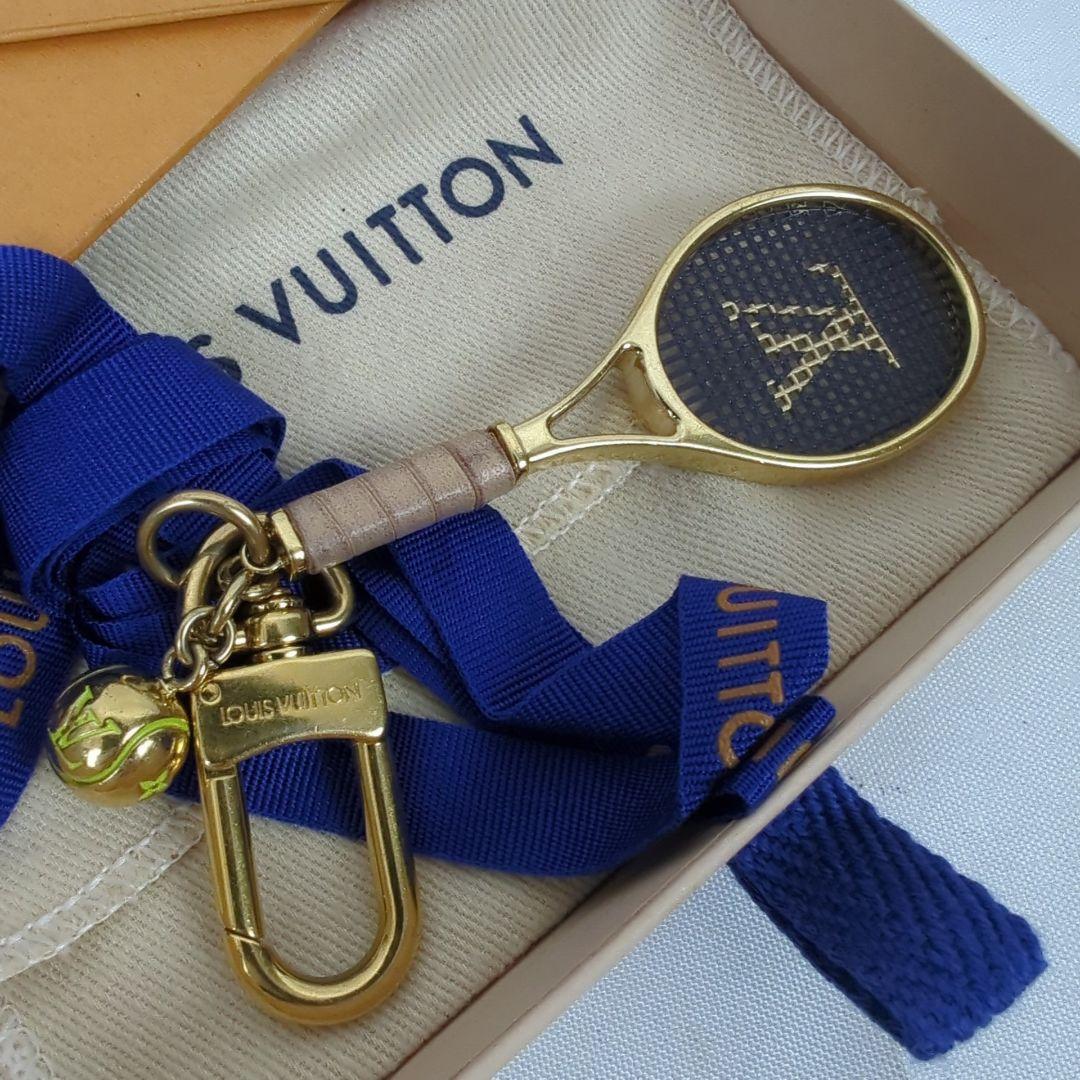 LOUISVUITTON ルイヴィトン キーホルダー キーリング テニスラケット