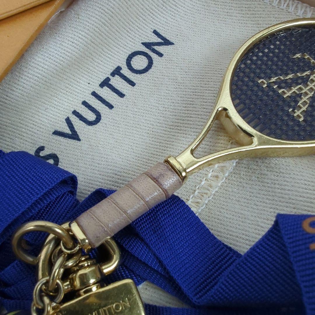 LOUISVUITTON ルイヴィトン キーホルダー キーリング テニスラケット