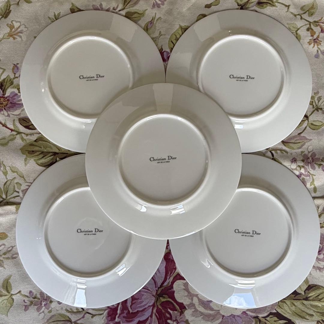 【美品】クリスチャンディオール★アイビー★ケーキ皿　5枚