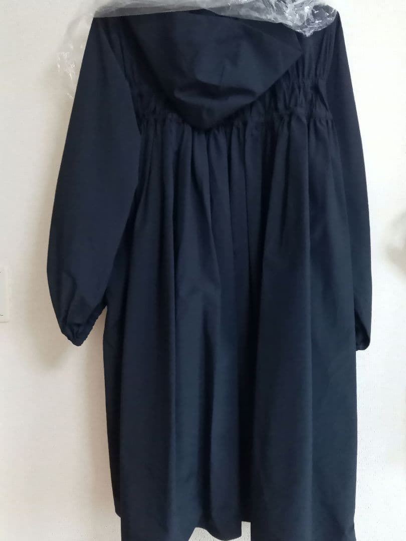 r*c様 yori ビッグリボン撥水ロングパーカー　紺　美品　セレモニー　コート