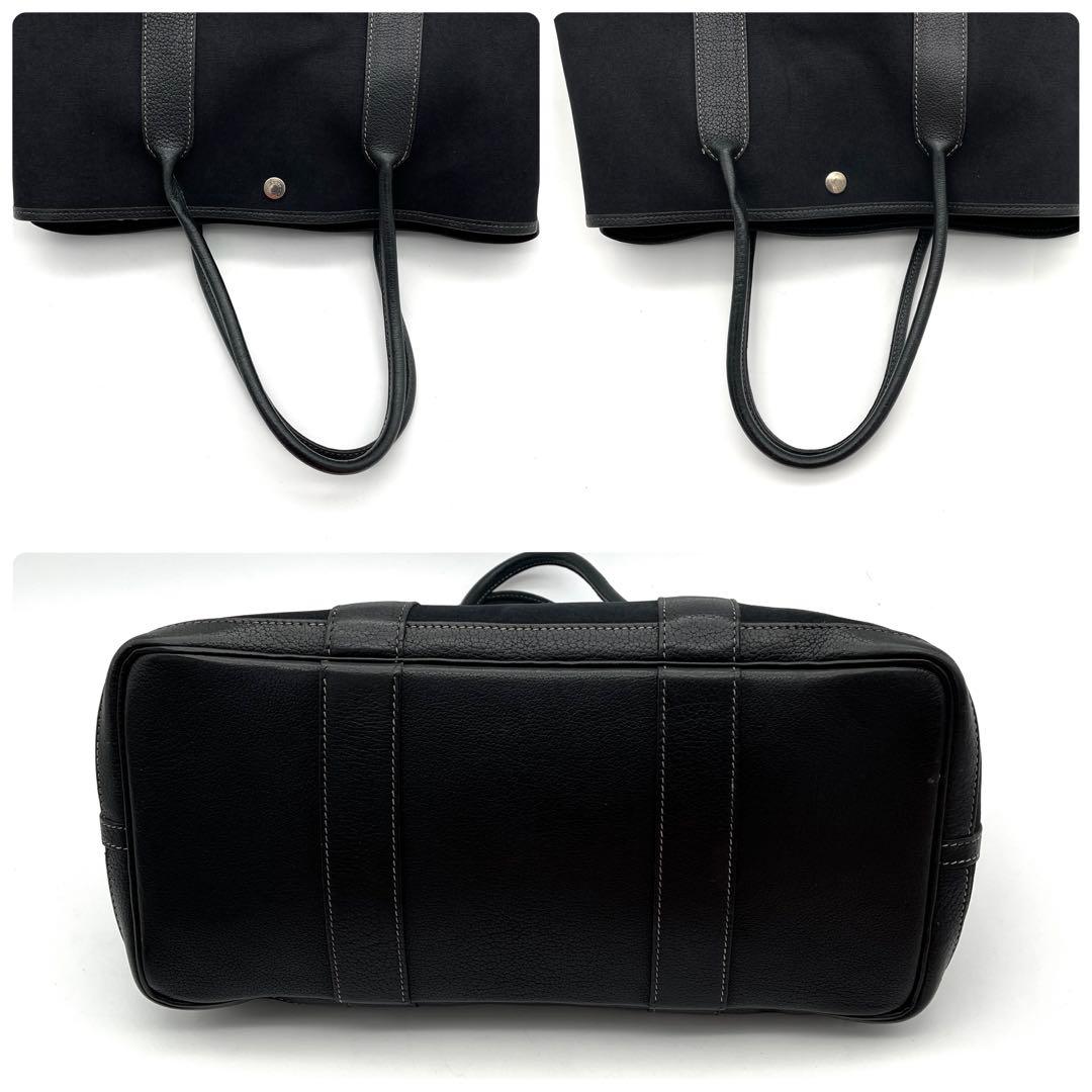 【美品❗✨】エルメス ガーデンパーティーPM トートバッグ ブラック