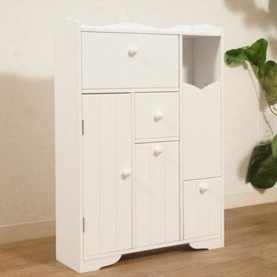 【新品】奥行14cmの薄型！多機能 トイレラック/サニタリー収納/スリム