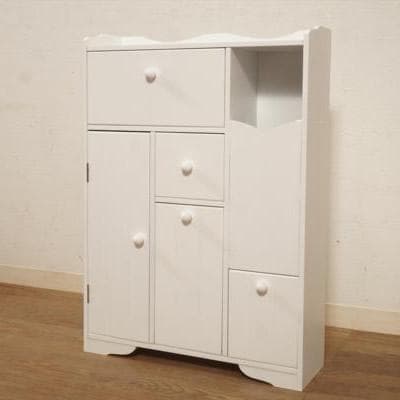【新品】奥行14cmの薄型！多機能 トイレラック/サニタリー収納/スリム