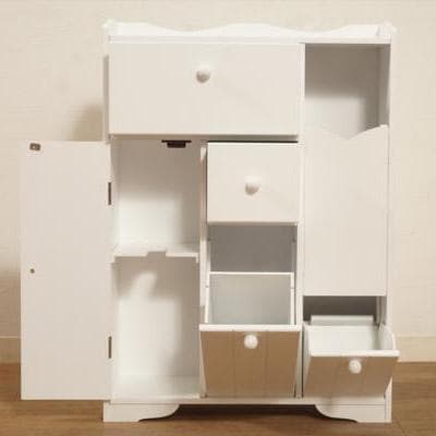【新品】奥行14cmの薄型！多機能 トイレラック/サニタリー収納/スリム