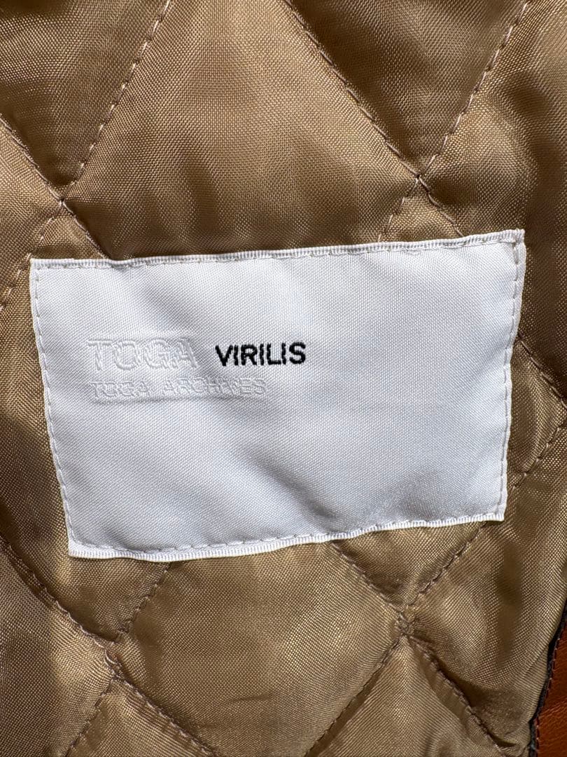 ジャケット・アウター TOGAVIRILIS 21AWFakeLeatherStrechBlouson