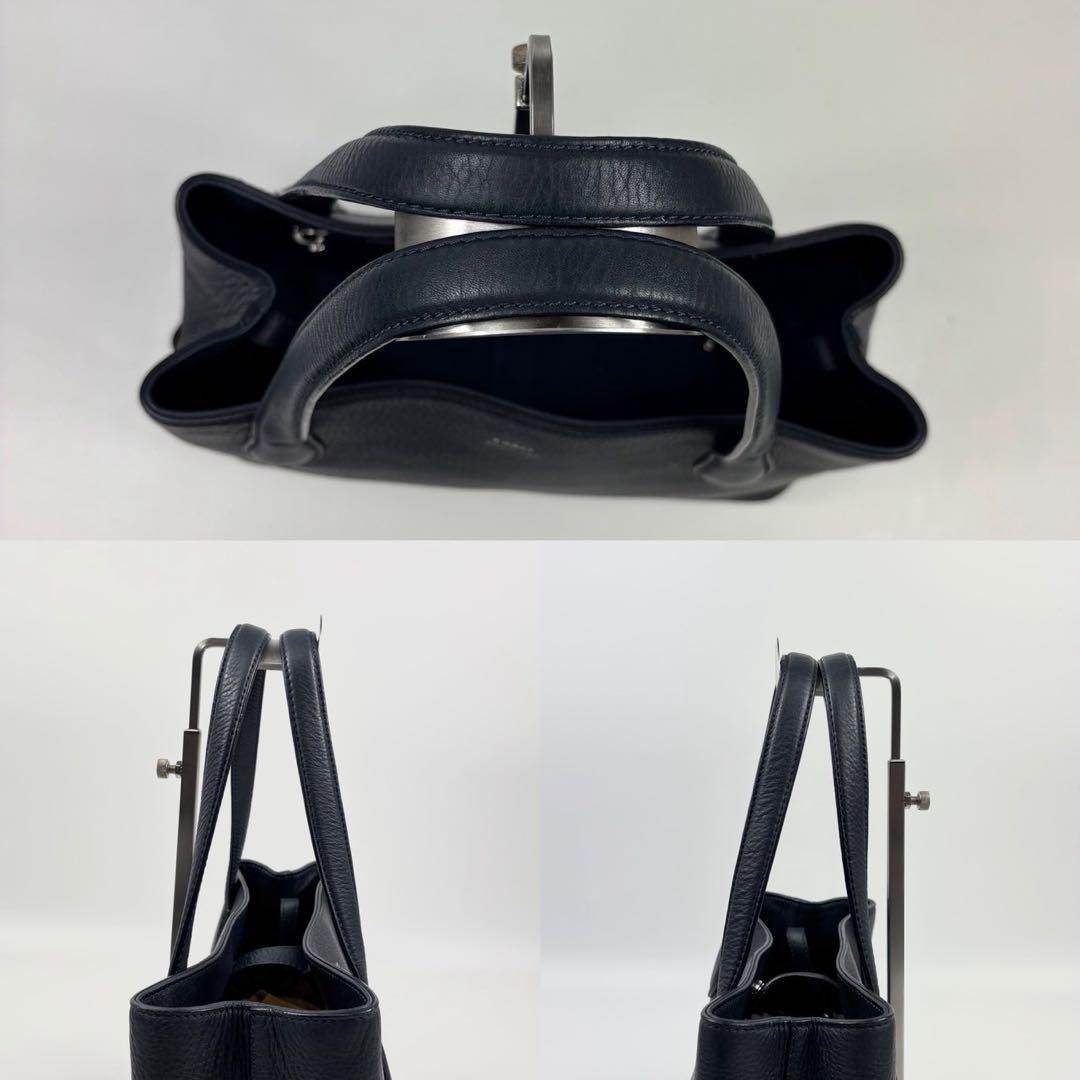 専用FARO ファーロ FABIO MOUSSE トートバッグ ネイビー