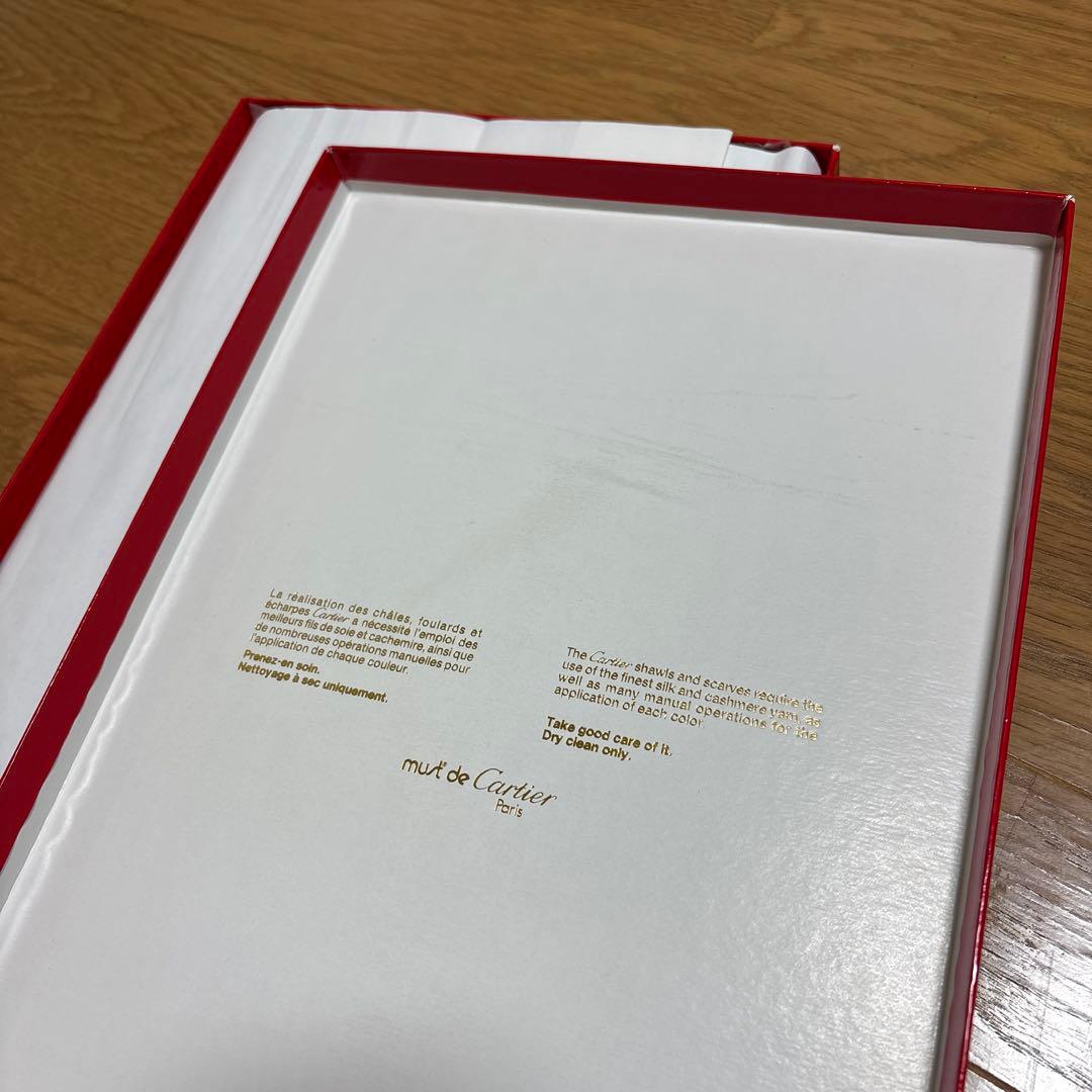 超大判must de Cartier 花柄スカーフ