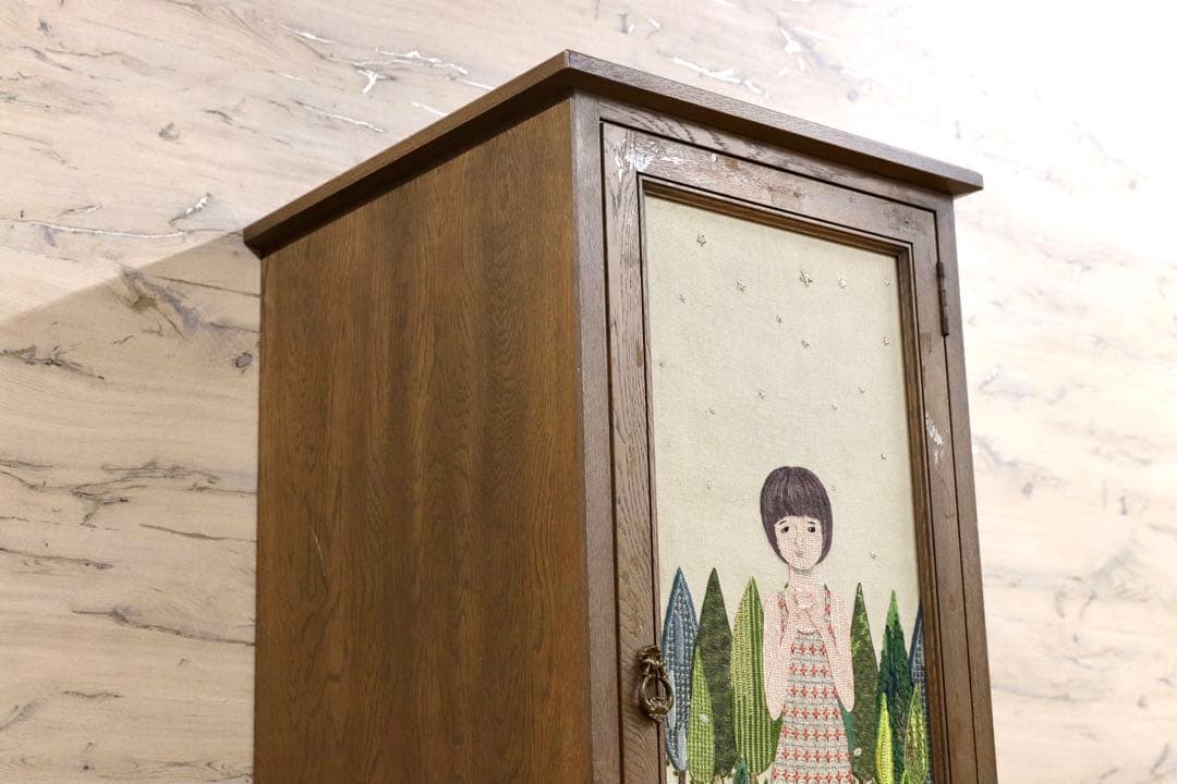 GMGH172○神戸家具 洋家具 一枚戸 洋タンス 洋服箪笥 チェスト 飯田喜久