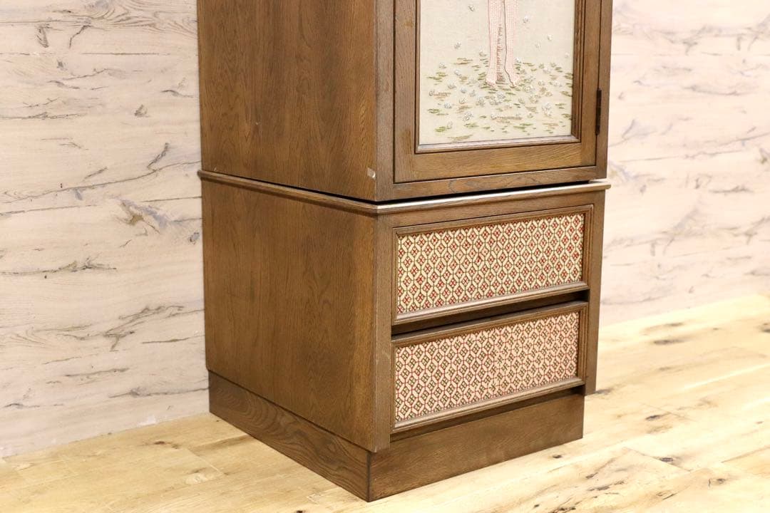 GMGH172○神戸家具 洋家具 一枚戸 洋タンス 洋服箪笥 チェスト 飯田喜久